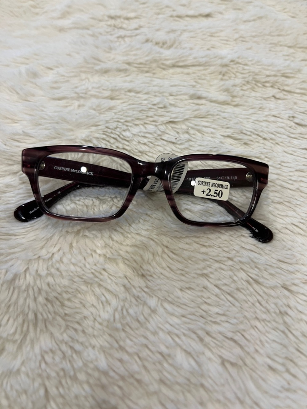 Corinne McCormack Reading Glasses +2.5 New
